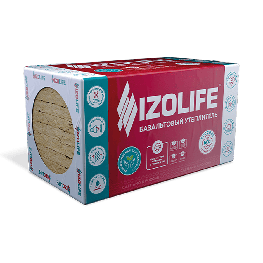 Утеплитель Izolife Фас Универсал 50х600х1200
